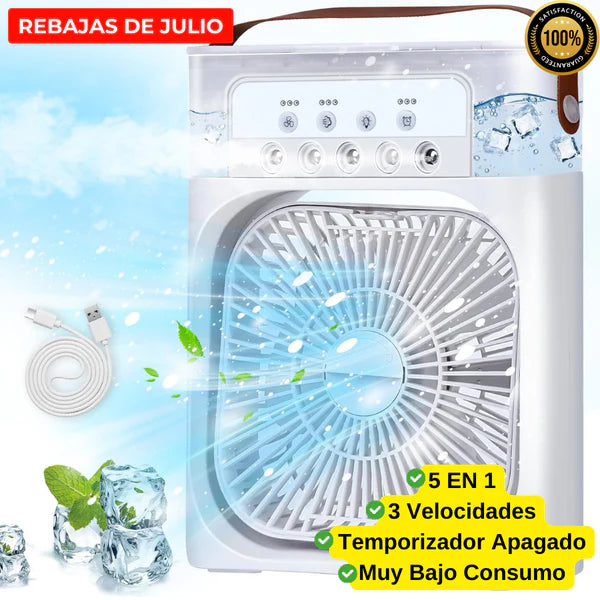 AIRE 4 EN 1| ACONDICIONADOR | VENTILADOR | HUMIFICADOR | DIFUSOR DE AROMA |+ ESENCIA