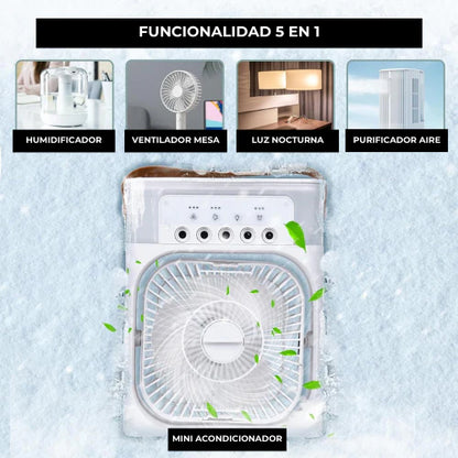 AIRE 4 EN 1| ACONDICIONADOR | VENTILADOR | HUMIFICADOR | DIFUSOR DE AROMA |+ ESENCIA